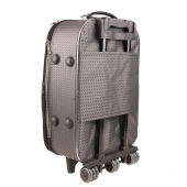 Sada 3 látkových kufrov šedá 4