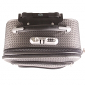 Sada 3 látkových kufrov šedá 4