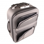 Sada 3 látkových kufrov šedá 4