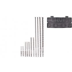 11-dielna sada vrtákov do betónu EX-9994