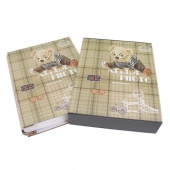 Fotoalbum medvedík s okuliarmi na 200 fotografií