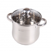 6-dielna sada hrncov z nerezovej ocele EH-9093