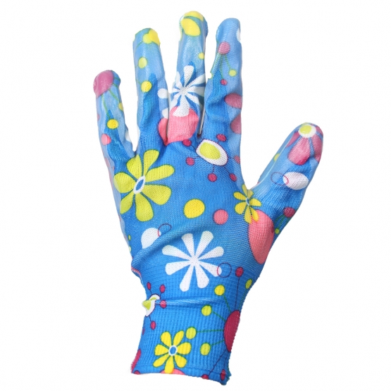 Záhradné rukavice 12 párov mix