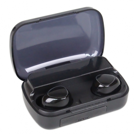 Bezdrôtové slúchadlá s powerbankou M10 čierne