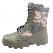 Topánky vysoké maskáčové zelené vel. 41