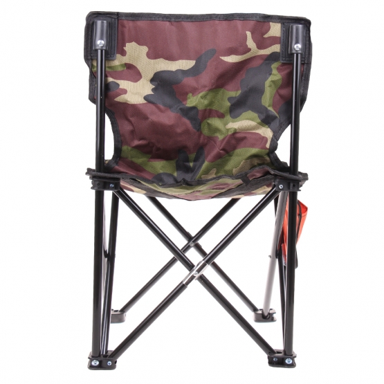 Stolička skladacia rybárska tmavý maskáč