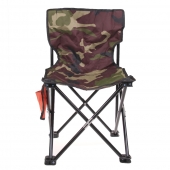 Stolička skladacia rybárska tmavý maskáč