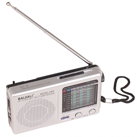 Vreckové rádio KK-9 strieborné