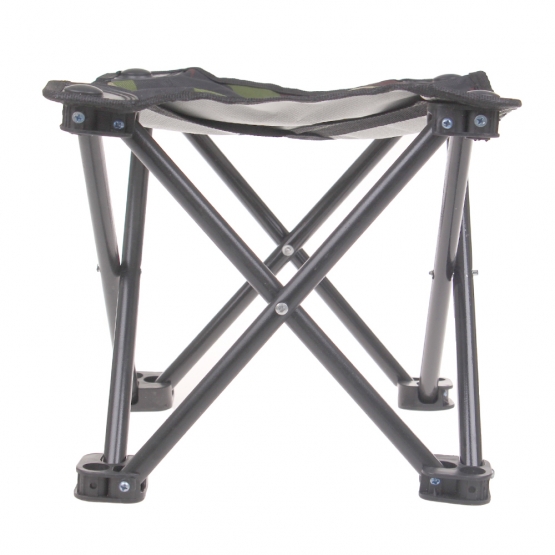 Stolička skladacia rybárska tmavý maskáč