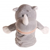 Plyšový maňuška na ruku nosorožec