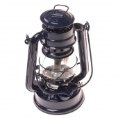 Petrolejová lampa 19 cm tmavo modrá