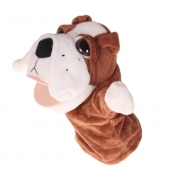 Plyšový maňuška na ruku psík var.1