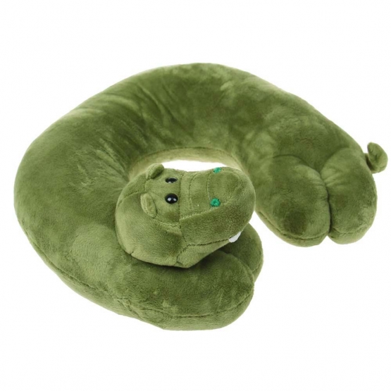 Cestovný vankúšik krokodíl