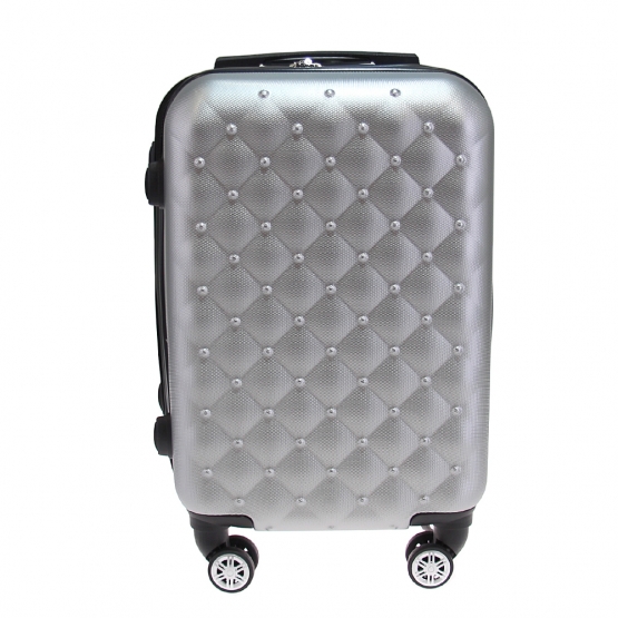 Sada 3 kufrov škrupinových LA2 sivá