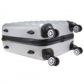 Sada 3 kufrov škrupinových LA2 sivá