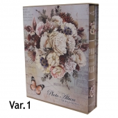 Fotoalbum s kyticou na 200 fotografií béžovej