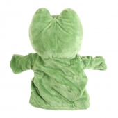 Plyšový maňuška na ruku žabička