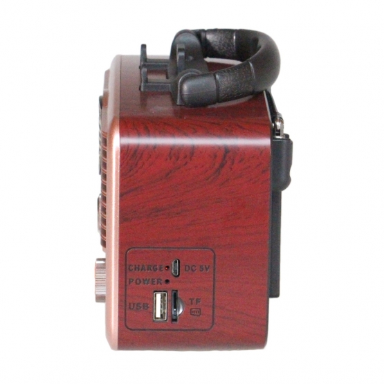 Prenosné 3pásmové solárne rádio GOLON ružové