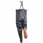 Brodiace nohavice prsačky čierne 45