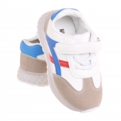 Detské tenisky svietiace so špičkou modročervenej var.1