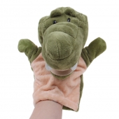 Plyšový maňuška na ruku krokodíl