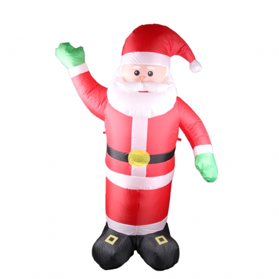 Nafukovací Santa Claus s LED osvetlením