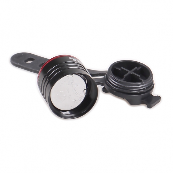 Sada 2 LED silikónových svetiel na bicyke