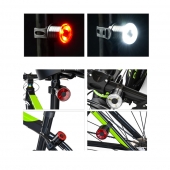 Sada 2 LED silikónových svetiel na bicyke
