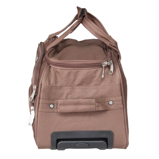 Cestovná taška na kolieskach MRZM hnedá veľká