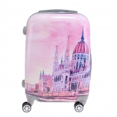 Sada 3 kufrov škrupinových LP5 (chrám ružový)