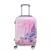 Sada 3 kufrov škrupinových LP5 (chrám ružový)