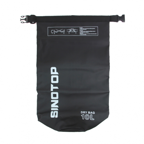 Nepremokavý vak 10 l čierny