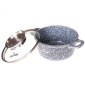 8-dielna sada keramických mramorových hrncov