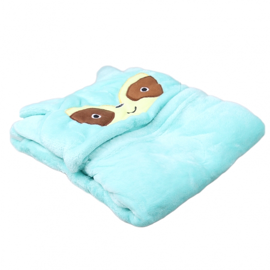 Detská deka Happy Baby modrá – lemur