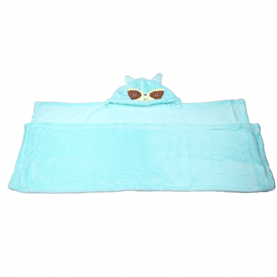 Detská deka Happy Baby modrá – lemur