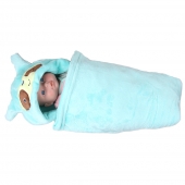 Detská deka Happy Baby modrá – lemur