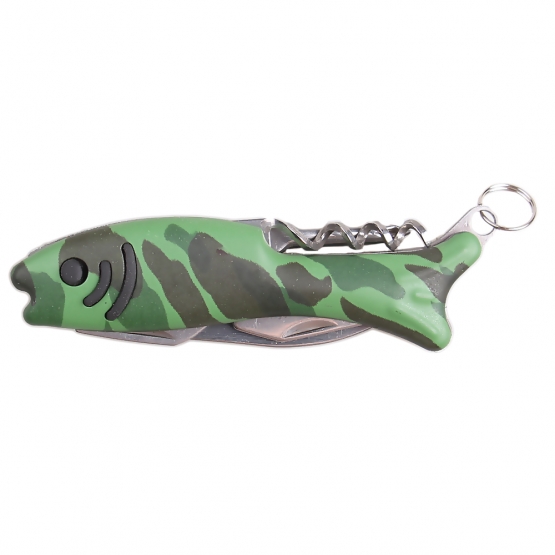 5-funkčný vreckový nôž rybička maskáčová