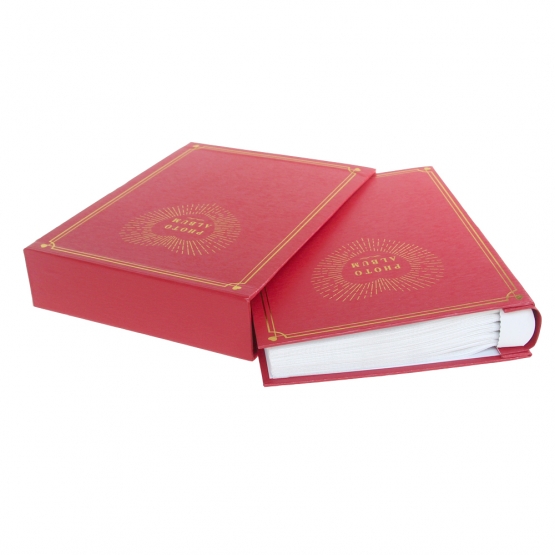 Fotoalbum na 200 fotografií červené typ F