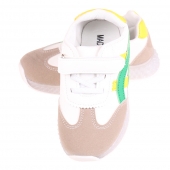 Detské tenisky svietiace so špičkou žltozelenej var.2