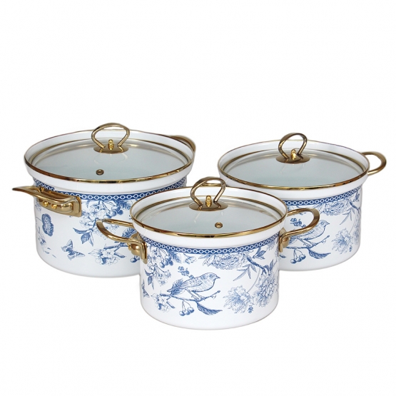 6-dielna sada hrncov japonského štýlu