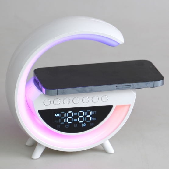 Múdra bezdrôtová nabíjačka s reproduktorom