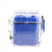 Elektrický špirálový zapaľovač modrý