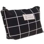 Kozmetická taška Handmade čierna kocka