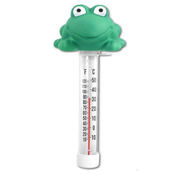Bazénový teplomer s plavákom žabička