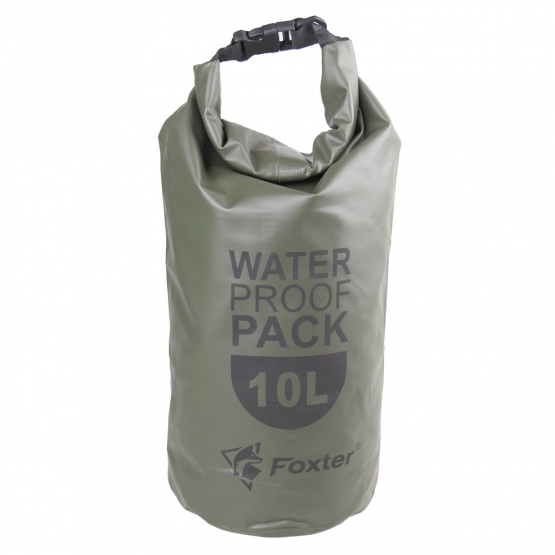 Nepremokavý vak 10 l tmavo zelený