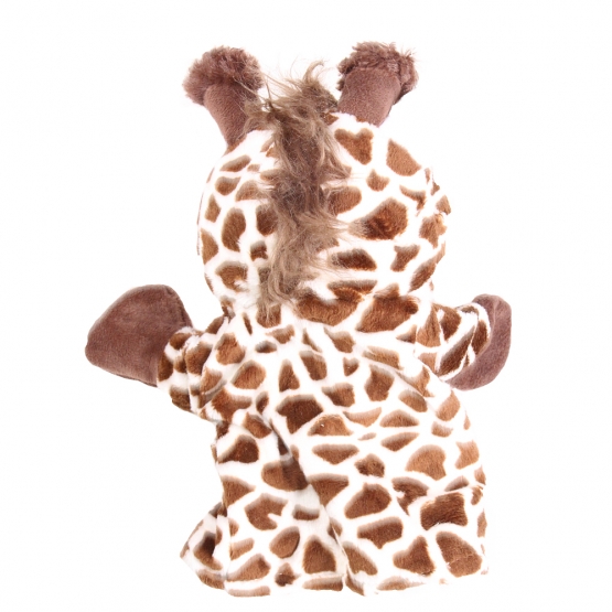 Plyšový maňuška na ruku žirafa var.1