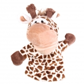 Plyšový maňuška na ruku žirafa var.1