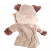 Plyšový maňuška na ruku vlk