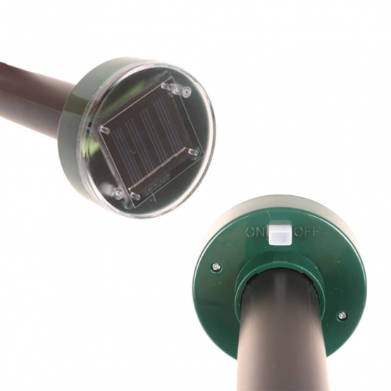 Solárna lampa proti škodcom a hlodavcom 2ks