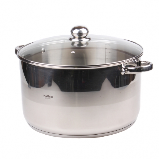 Hrniec s pokrievkou z nerezovej ocele 17,7 l